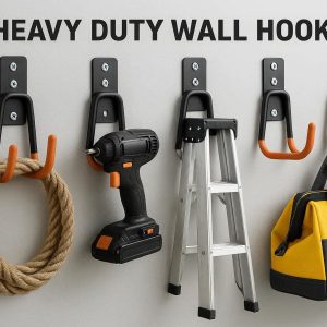 Heavy Duty Wall Hooks for Maximum Weight Support and Organization