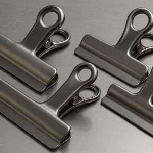 10 Heavy Duty Stainless Steel Seal Clips for Airtight Bag Closure