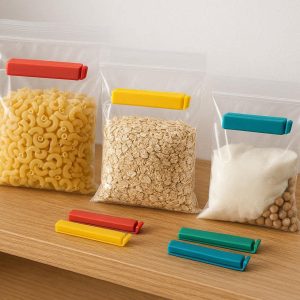 13 Color Coded Seal Clips for Pantry Organization and Food Freshness