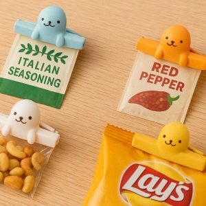 14 Mini Seal Clips for Small Bags Spice Packets and Snack Portions