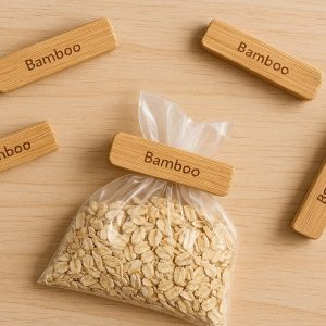16 Eco Friendly Bamboo Seal Clips for Sustainable Food Storage