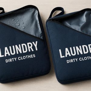 19 Travel Laundry Bags with Waterproof Lining for Dirty Clothes