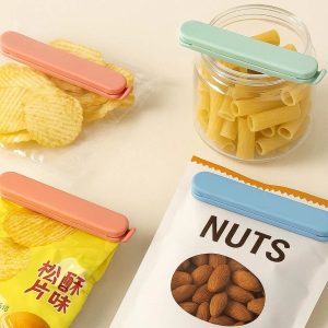 9 Food Grade Silicone Seal Clips for Keeping Snacks and Dry Goods Fresh